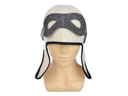 Шапка банная "Летчик" Белая - фото в Миди Лтд Изображение товара Шапка банная "Летчик" Белая в Миди Лтд