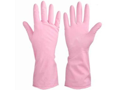 Перчатки резиновые прочные VETTA с запахом лаванды XL 447-038 - фото в Миди Лтд Изображение товара Перчатки резиновые прочные VETTA с запахом лаванды XL 447-038 в Миди Лтд