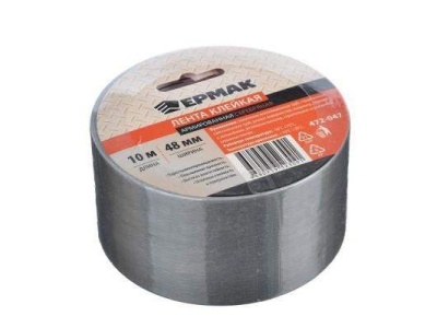 Изображение товара Лента клейкая ЕРМАК армированная серебряная 48мм*10м (36шт/кор) в Миди Лтд