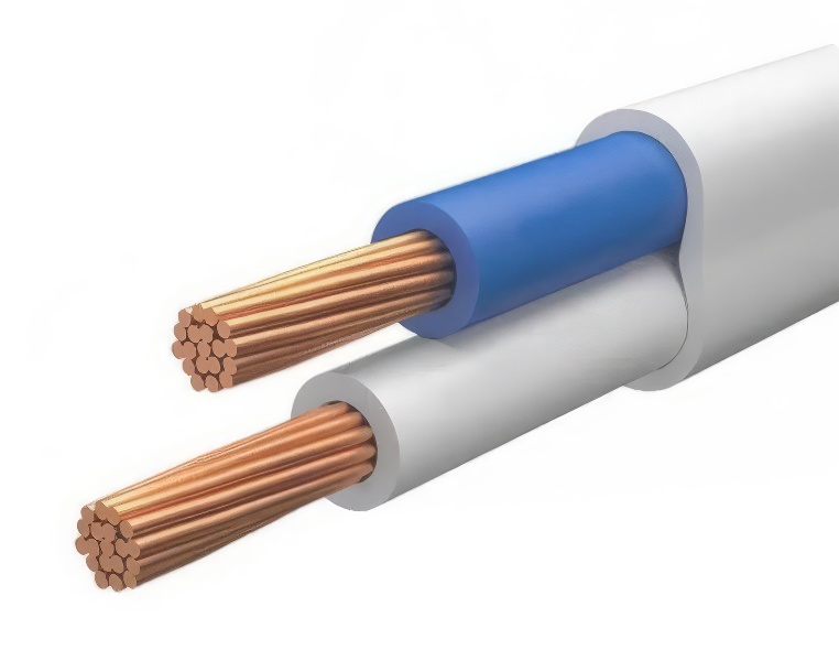 Изображение товара Провод ПуГВВ (ПУГНП) 2х2,5 белый (100м/бухта) в Миди Лтд