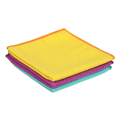 Изображение товара Набор салфеток из микрофибры универсальные махровые 25*35см (2шт/уп) VETTA 3 цвета в Миди Лтд