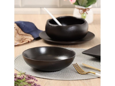 Изображение товара Салатник керамика круглый 18см 0,65л Daniks Крафт (36шт/уп) Х в Миди Лтд