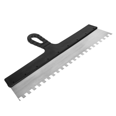 Изображение товара Шпатель метал.(нерж) пласт. ручка 450 мм зуб 10мм РОКОТ  Х в Миди Лтд