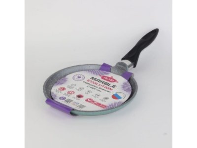 Изображение товара Сковорода блинная Marble evolution silver 22см АП несъемная ручка АЛТЕЙ (12шт/уп) в Миди Лтд