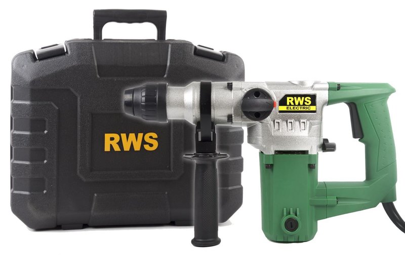 Перфоратор в кейсе RWS ПЭ-1200 (1200Вт  950об/мин) - фото в Миди Лтд Изображение товара Перфоратор в кейсе RWS ПЭ-1200 (1200Вт  950об/мин) в Миди Лтд