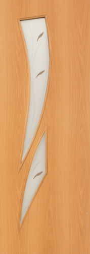 Полотно дверное ПО со стекл фьюзинг  Стрелец ламинированное миланский орех 900 - фото в Миди Лтд Изображение товара Полотно дверное ПО со стекл фьюзинг  Стрелец ламинированное миланский орех 900 в Миди Лтд