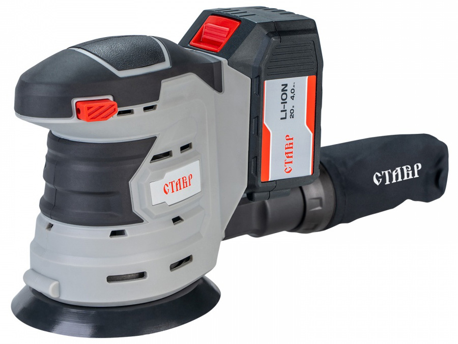 Изображение товара Шлифмашина эксцентриковая Ставр МШЭА-125 18В аккумуляторная без АКБ в Миди Лтд