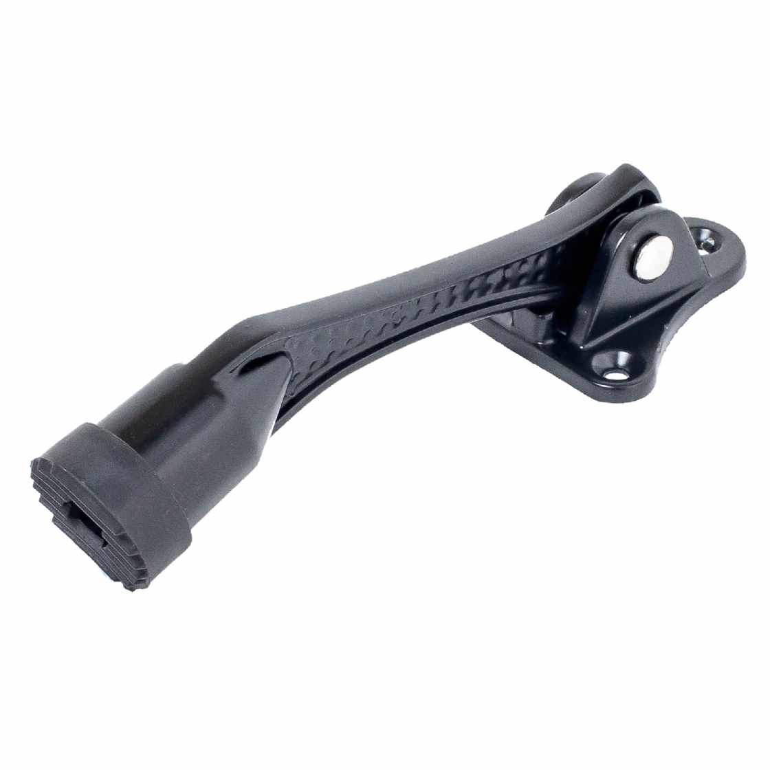 Ограничитель дверной КН-130 BL козья ножка черный Аллюр - фото в Миди Лтд Изображение товара Ограничитель дверной КН-130 BL козья ножка черный Аллюр в Миди Лтд