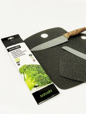 Набор разделочных досок гибких 2шт Мрамор 35*25см, 30*20см, пластик SATOSHI (48шт/уп) - фото в Миди Лтд Изображение товара Набор разделочных досок гибких 2шт Мрамор 35*25см, 30*20см, пластик SATOSHI (48шт/уп) в Миди Лтд