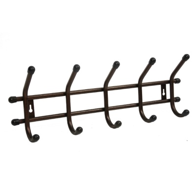 Изображение товара Вешалка настенная Уют 5 медный антик 5 крючков (10шт/уп) в Миди Лтд