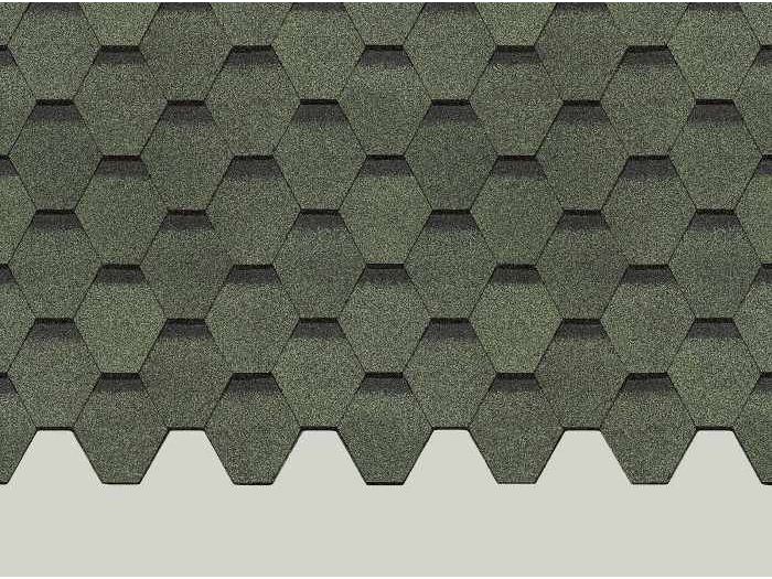 Черепица гибкая DOCKE PIE Europa Karat 1000*318мм Зеленая (3м2/уп) - фото в Миди Лтд Изображение товара Черепица гибкая DOCKE PIE Europa Karat 1000*318мм Зеленая (3м2/уп) в Миди Лтд