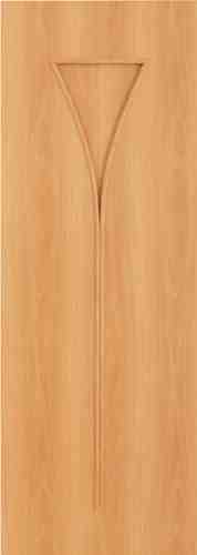 Изображение товара Полотно дверное ПГ Рюмка ламинированное миланский орех 600 в Миди Лтд