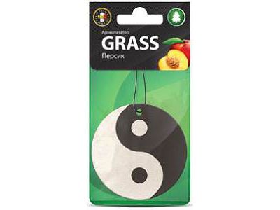 Изображение товара Ароматизатор картонный GRASS Инь Ян персик (50шт/уп) в Миди Лтд
