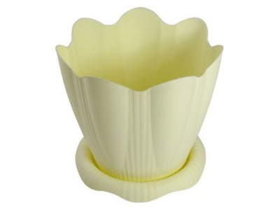 Изображение товара Горшок ЭДЕЛЬВЕЙС с поддоном d16см 1,5л колор (20шт/уп) в Миди Лтд