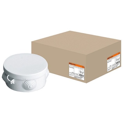 Изображение товара Коробка распаячная ОП D85х40мм 4вх IP54 TDM в Миди Лтд