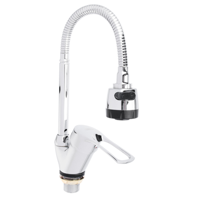 Смеситель для кухни СоюзКран гибкий излив керам картридж 40мм хром цинк SK01-F128 - фото в Миди Лтд Изображение товара Смеситель для кухни СоюзКран гибкий излив керам картридж 40мм хром цинк SK01-F128 в Миди Лтд