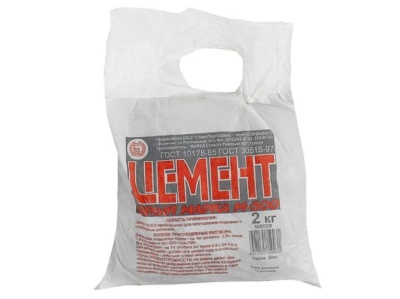 Цемент М-500 ДС 1кг (30шт/кор; 1050шт/пал) - фото в Миди Лтд Изображение товара Цемент М-500 ДС 1кг (30шт/кор; 1050шт/пал) в Миди Лтд