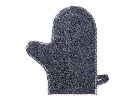 Изображение товара Варежка банная серая  (45шт/кор)  ХХ в Миди Лтд