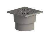 Изображение товара Трап 110 150*150 вертикальный спуск с металлической решеткой (гидрозатвор) Татполимер в Миди Лтд