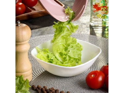 Салатник стеклокерамика квадратный 14см 0,4л Daniks Белый квадро (6шт/уп) - фото в Миди Лтд Изображение товара Салатник стеклокерамика квадратный 14см 0,4л Daniks Белый квадро (6шт/уп) в Миди Лтд