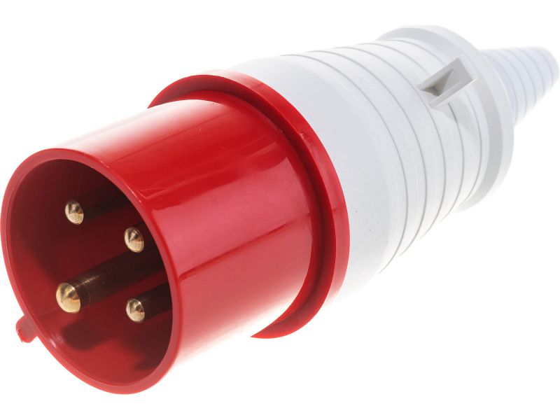 Изображение товара Вилка 024 ЗР+РЕ 32А 380В IP44 TDM в Миди Лтд