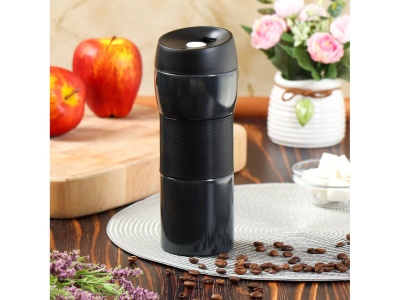 Термокружка нерж сталь пластик 0,42л (XG-8078-426C) Daniks Черный глянец (24шт/уп) Х - фото в Миди Лтд Изображение товара Термокружка нерж сталь пластик 0,42л (XG-8078-426C) Daniks Черный глянец (24шт/уп) Х в Миди Лтд