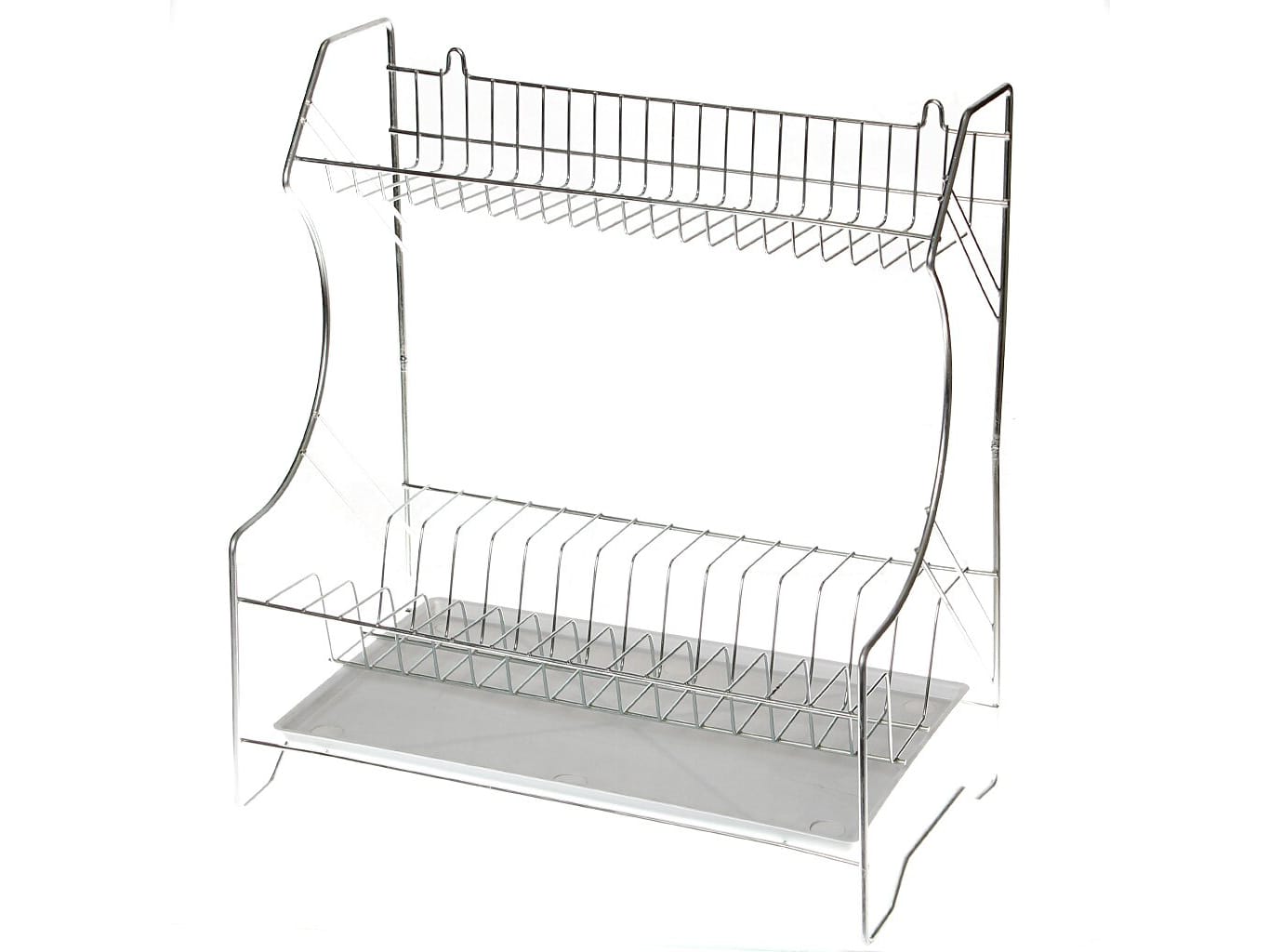 Сушилка для посуды оцинк с поддоном 40*24*39,5см (2шт/кор) - фото в Миди Лтд Изображение товара Сушилка для посуды оцинк с поддоном 40*24*39,5см (2шт/кор) в Миди Лтд