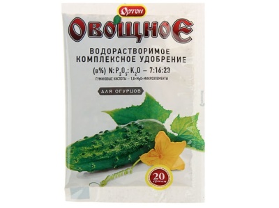 Удобрение Ортон-овощное для огурцов 20г (100шт/уп) - фото в Миди Лтд Изображение товара Удобрение Ортон-овощное для огурцов 20г (100шт/уп) в Миди Лтд