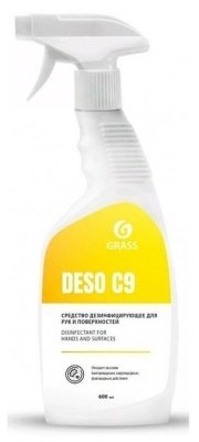 Изображение товара Средство дезинфицирующее,антибактериальное DESO С9 600мл (12шт/уп) в Миди Лтд