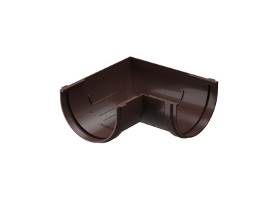 Элемент угловой желоба 90 DOCKE Premium шоколад универсальный диаметр 120 мм - фото в Миди Лтд Изображение товара Элемент угловой желоба 90 DOCKE Premium шоколад универсальный диаметр 120 мм в Миди Лтд