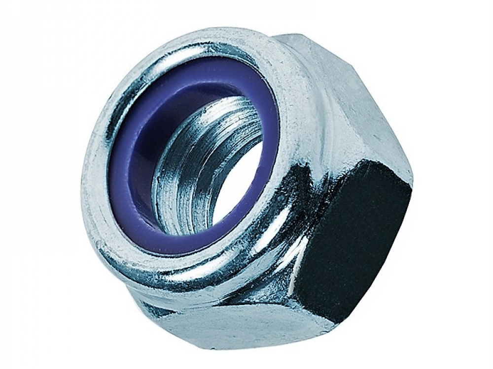 Гайка самоконтрящаяся цинк М10 (50шт/уп) - фото в Миди Лтд Изображение товара Гайка самоконтрящаяся цинк М10 (50шт/уп) в Миди Лтд