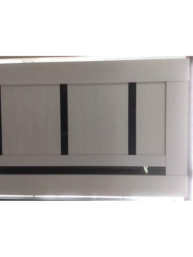 Полотно дверное ПО деколайн модель-03 Д беленый дуб стекло черное 600 - фото в Миди Лтд Изображение товара Полотно дверное ПО деколайн модель-03 Д беленый дуб стекло черное 600 в Миди Лтд