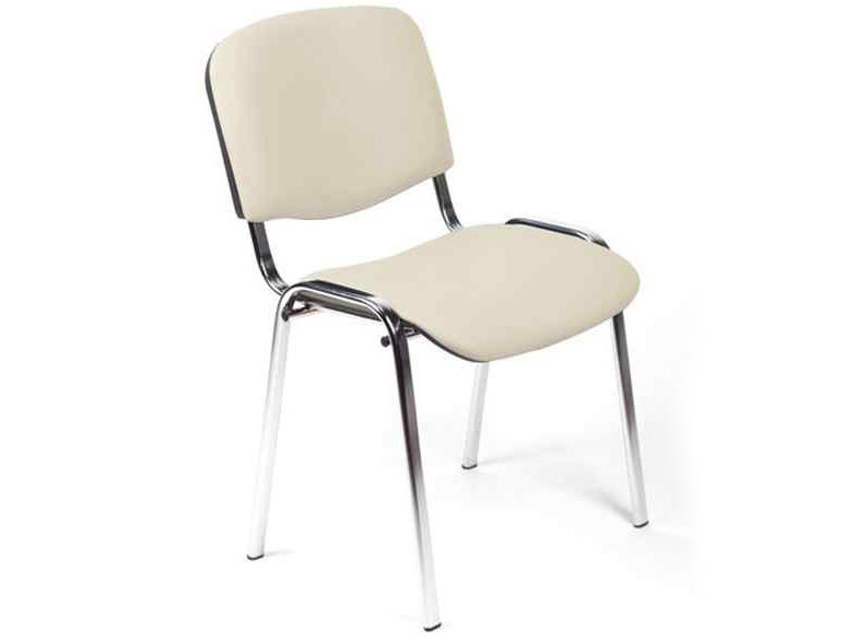Изображение товара Стул "Изо" Каркас хром, Кожзам молочный в Миди Лтд
