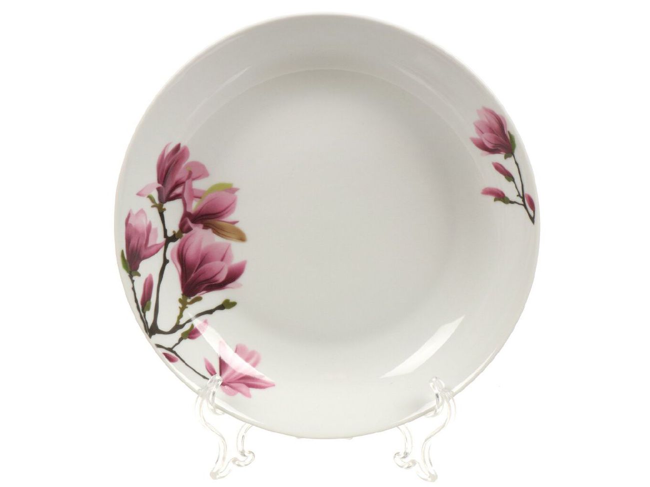 Изображение товара Тарелка суповая керамика круглая 21см Daniks Магнолия (12шт/уп) в Миди Лтд