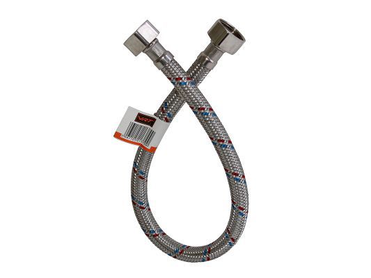 Подводка для воды 1/2  г/г   50см (10шт/уп) CWFHF050 - фото в Миди Лтд Изображение товара Подводка для воды 1/2  г/г   50см (10шт/уп) CWFHF050 в Миди Лтд