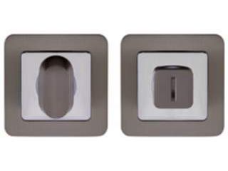 Завертка дверная ВК6 QR GR/CP-23 графит/хром (квадр.) - фото в Миди Лтд Изображение товара Завертка дверная ВК6 QR GR/CP-23 графит/хром (квадр.) в Миди Лтд