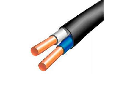 Изображение товара Кабель ВВГ-Пнг 2х6 черный ТУ (100м/бухта) в Миди Лтд