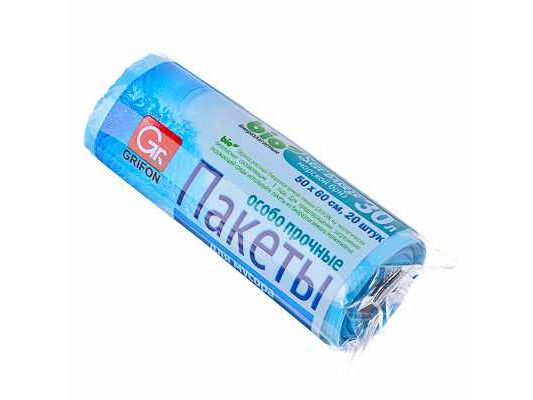 Изображение товара Мешки для мусора  30л, 20шт 50х60см      ХХ в Миди Лтд