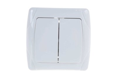 Изображение товара Выключатель 2кл бел Маргарита СП 10А 220В (3/10/200) в Миди Лтд