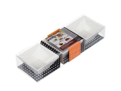 Салатник керамика квадратный 3шт 9*4,5см Daniks Квадрат (48шт/уп) - фото в Миди Лтд Изображение товара Салатник керамика квадратный 3шт 9*4,5см Daniks Квадрат (48шт/уп) в Миди Лтд