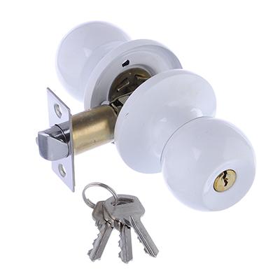 Замок шар Белый с ключом LARS    ХХ - фото в Миди Лтд Изображение товара Замок шар Белый с ключом LARS    ХХ в Миди Лтд
