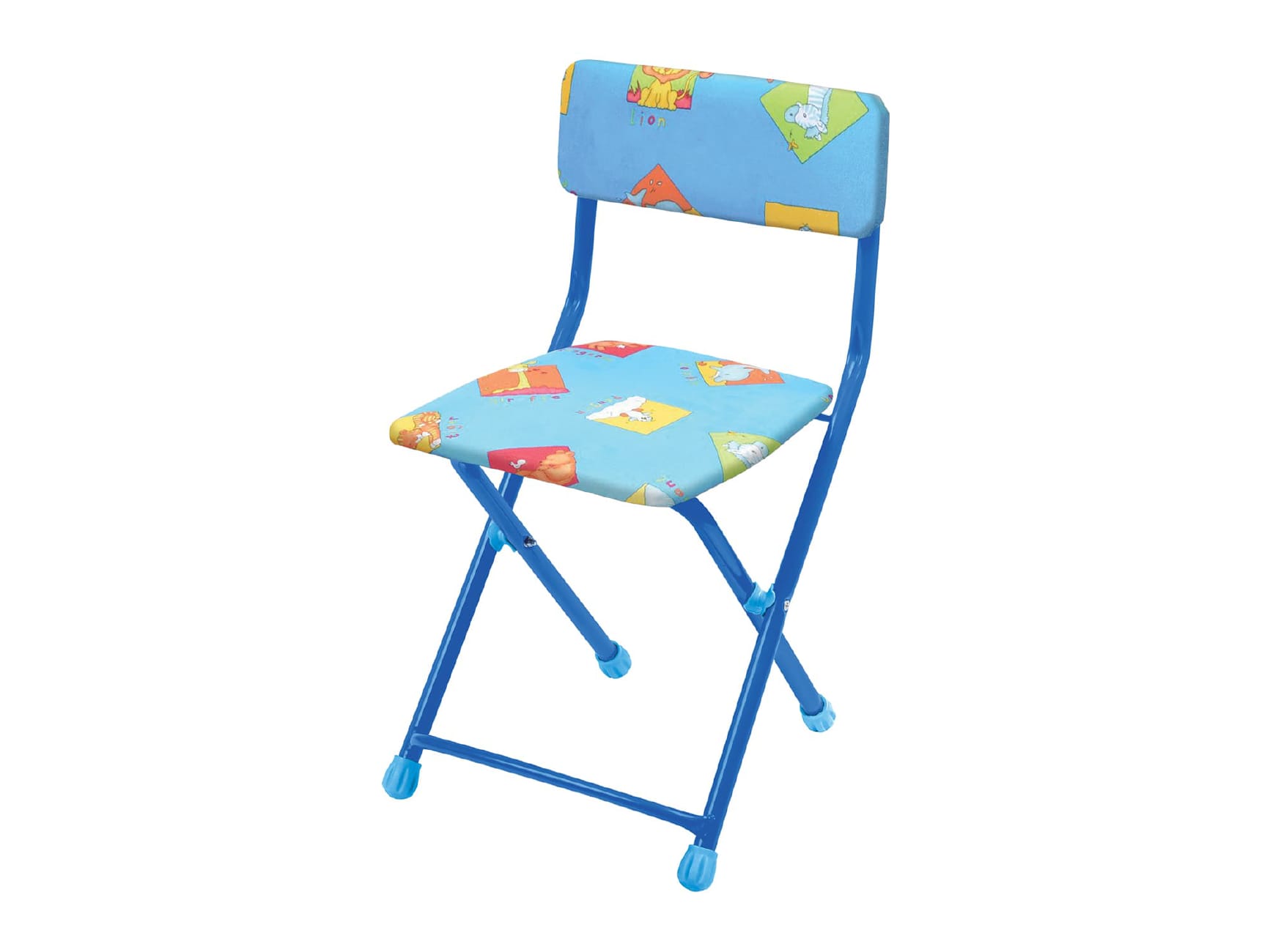 Стул детский NIKA зверята на синем Х - фото в Миди Лтд Изображение товара Стул детский NIKA зверята на синем Х в Миди Лтд