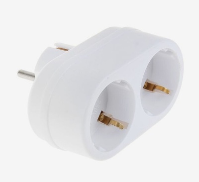 Двойник с з/з контактом TOKER 2T2 16А белый - фото в Миди Лтд Изображение товара Двойник с з/з контактом TOKER 2T2 16А белый в Миди Лтд