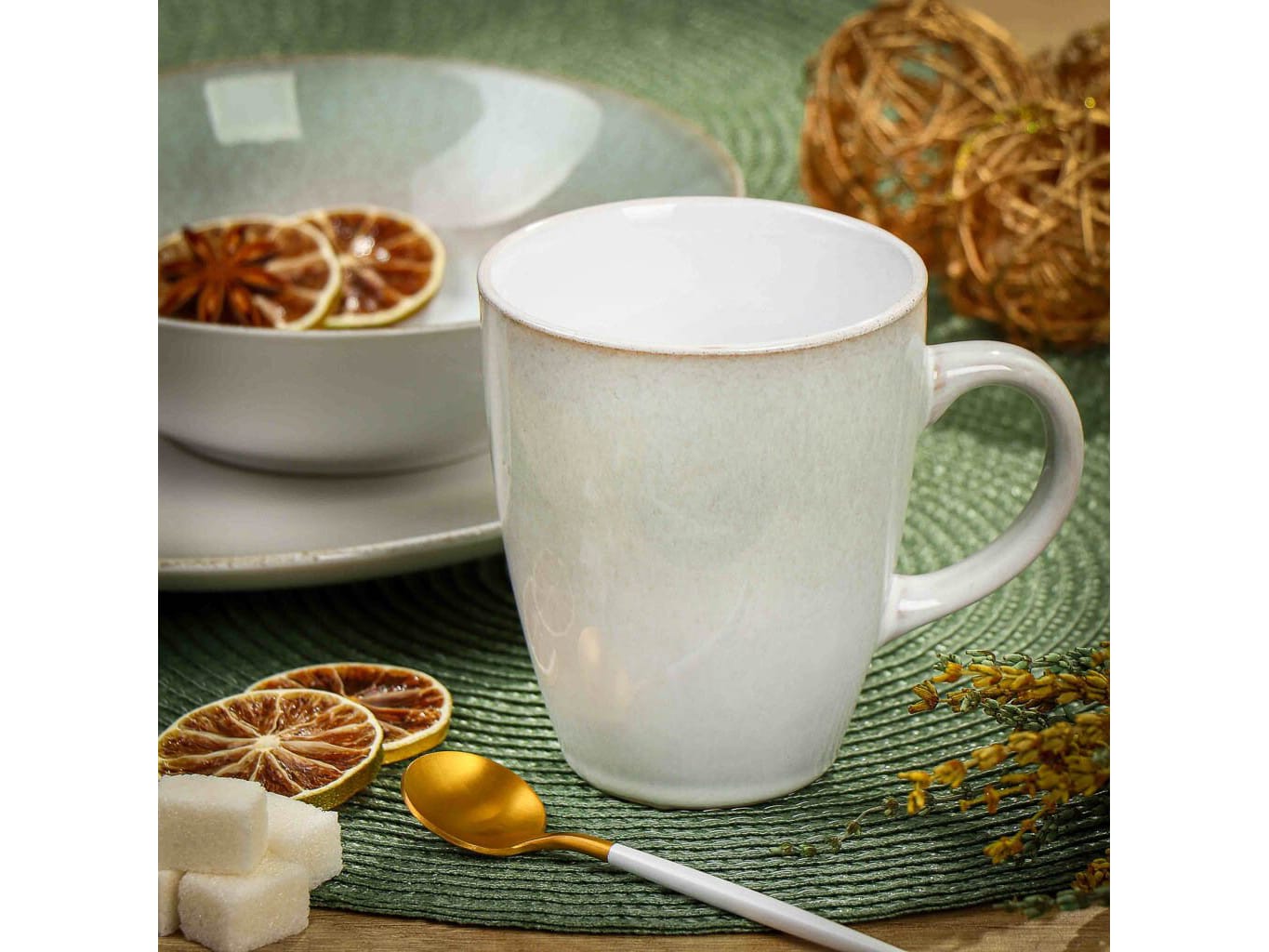 Изображение товара Кружка Daniks керамика 370 мл Moss (12шт/уп) Х в Миди Лтд