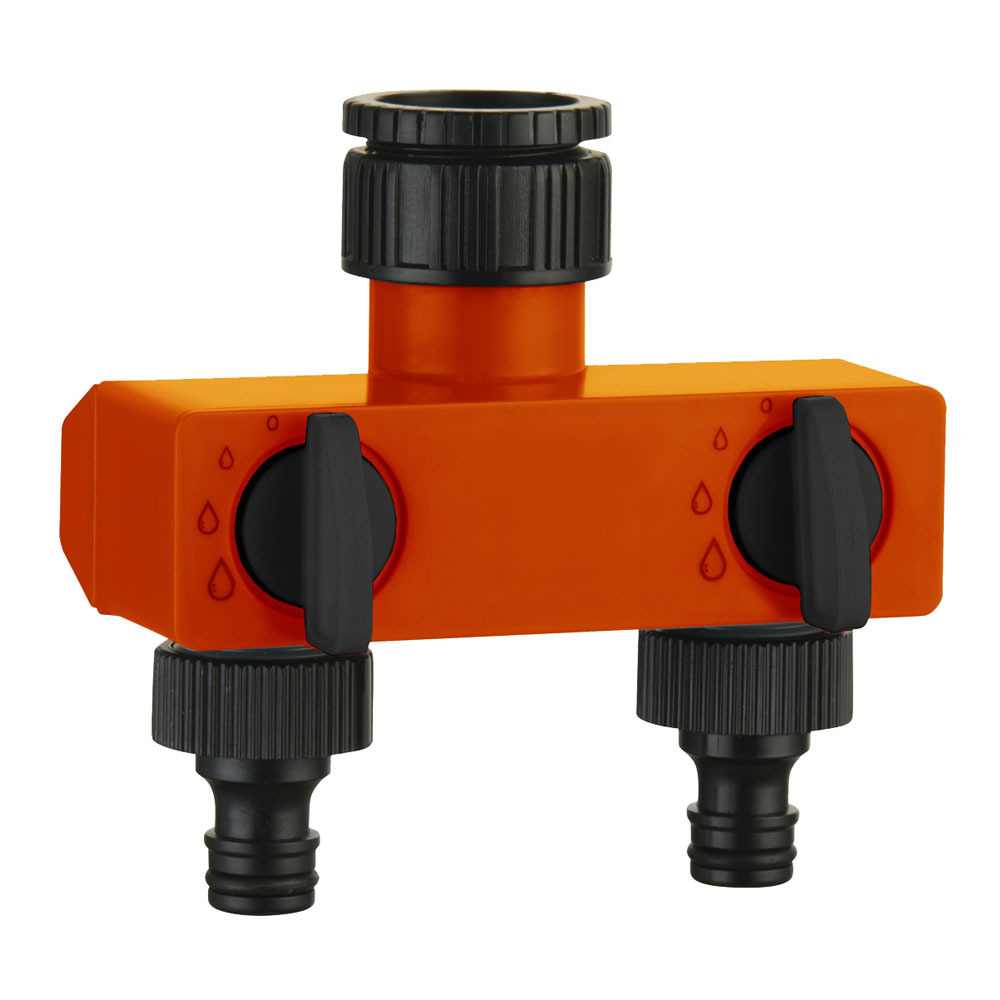 Распределитель для шлангов Жук 2х-канальный (12шт/уп) - фото в Миди Лтд Изображение товара Распределитель для шлангов Жук 2х-канальный (12шт/уп) в Миди Лтд