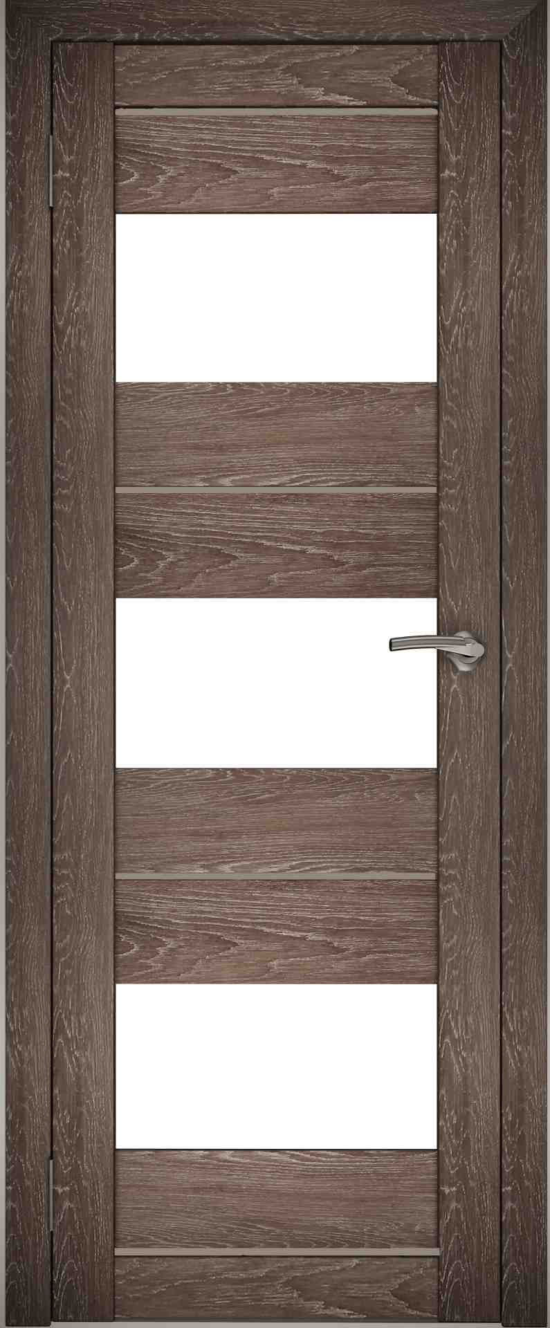 Изображение товара Полотно дверное ПО стекло белое экошпон Лига22 дуб шале корица 900 в Миди Лтд