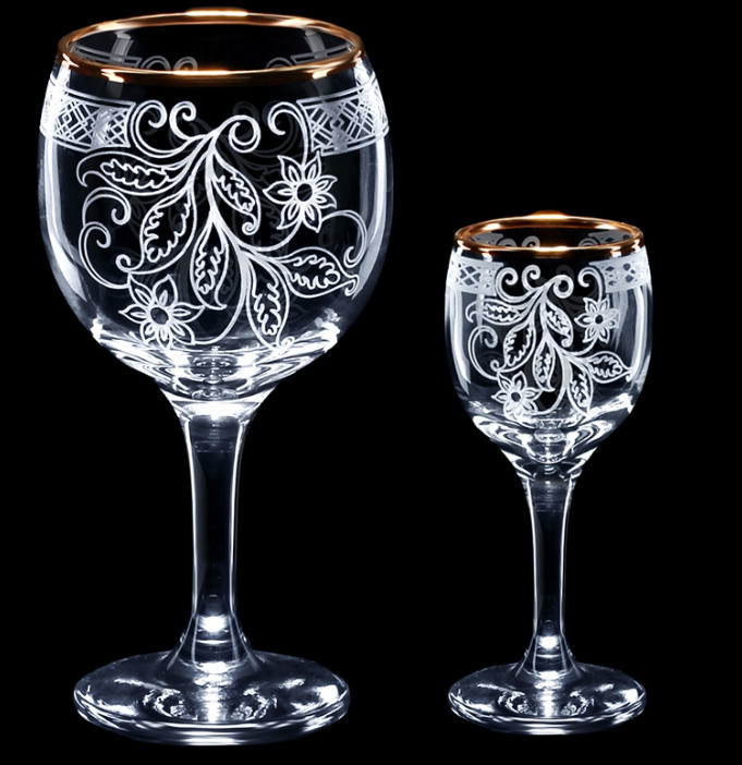 Подарочный набор Акация 12пр (фужер 6шт+стопка 6шт) (3шт/уп) 1614-Г32 Х - фото в Миди Лтд Изображение товара Подарочный набор Акация 12пр (фужер 6шт+стопка 6шт) (3шт/уп) 1614-Г32 Х в Миди Лтд