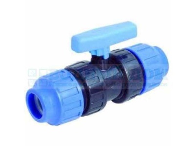 Кран шаровый ПНД 32*32 Spektr - фото в Миди Лтд Изображение товара Кран шаровый ПНД 32*32 Spektr в Миди Лтд