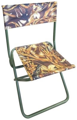 Стул туристический СЛЕДОПЫТ складной  средний со спинкой 350х470х810мм труба сталь 20х1мм цвет камыш - фото в Миди Лтд Изображение товара Стул туристический СЛЕДОПЫТ складной  средний со спинкой 350х470х810мм труба сталь 20х1мм цвет камыш в Миди Лтд