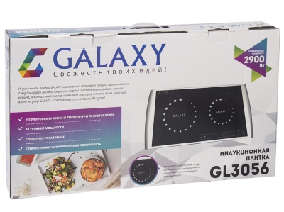Плита индукционная GALAXY GL 3056 2900Вт 10 уровней мощности сенсорное управление - фото в Миди Лтд Изображение товара Плита индукционная GALAXY GL 3056 2900Вт 10 уровней мощности сенсорное управление в Миди Лтд
